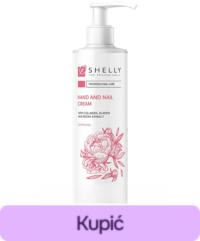 Krem do rąk i paznokci Shelly z kolagenem i piwonią dla gładkiej skóry 500 ml